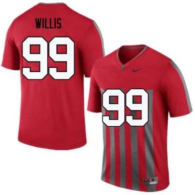 Men's Ohio State Buckeyes #99 Bill Willis Throwback Nike NCAA College Football Jersey October RKI0344ZW